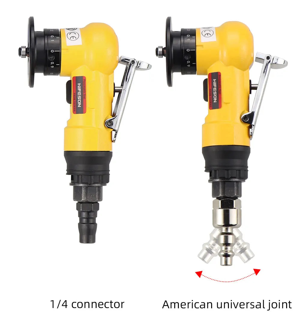 HIFESON Mini Air Chamfering Tool Wood Metal Trimmer Deburring Chamfering Machine Furniture Air Grinder Tool