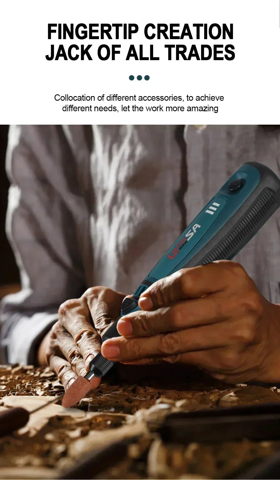 USB Cordless Rotary Tool Kit Woodworking Electric Drill Grinder Engraver Pen DIY For Jewelry Metal Glass Mini Wireless Drill