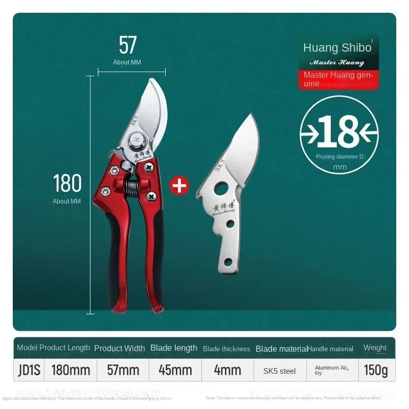 Floral Pruning Shears Fruit Tree Scissors Pruning Device Labor-saving SK5 Steel Branch Shears Gardening  Garden Tools