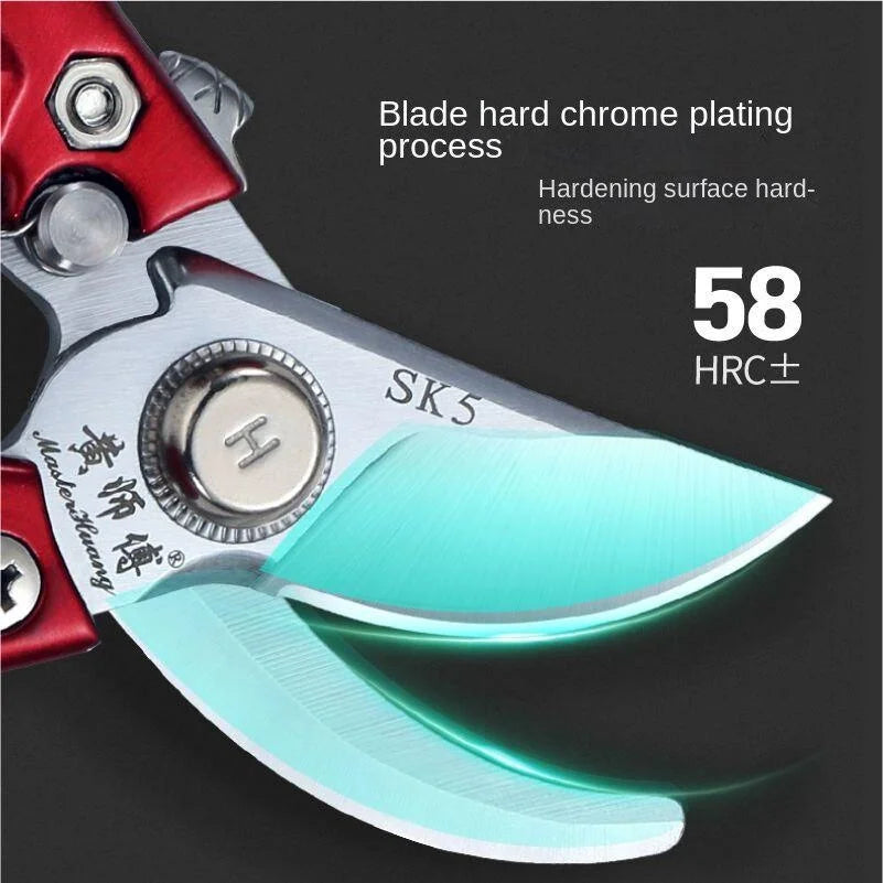 Floral Pruning Shears Fruit Tree Scissors Pruning Device Labor-saving SK5 Steel Branch Shears Gardening  Garden Tools