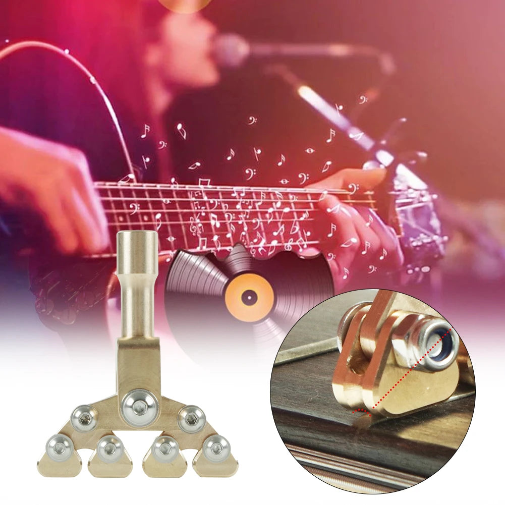 Fret Press Installation Tool Fingerboard Curvatures Pressing Tool for Guitar Bass Maintenance