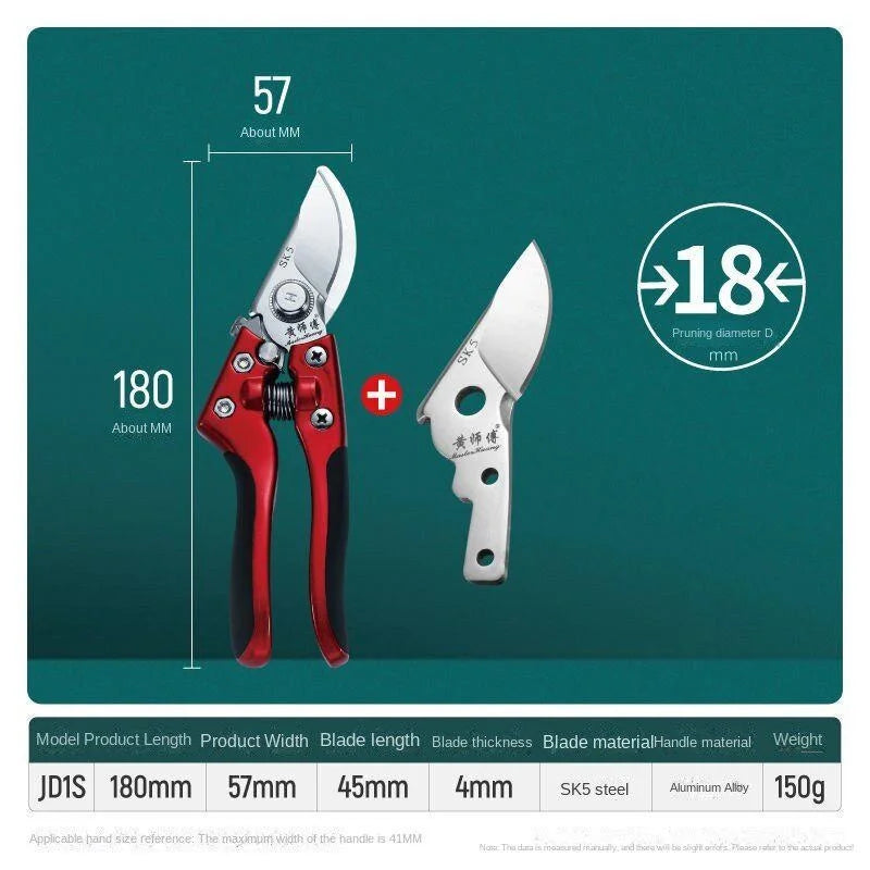 Floral Pruning Shears Fruit Tree Scissors Pruning Device Labor-saving SK5 Steel Branch Shears Gardening  Garden Tools