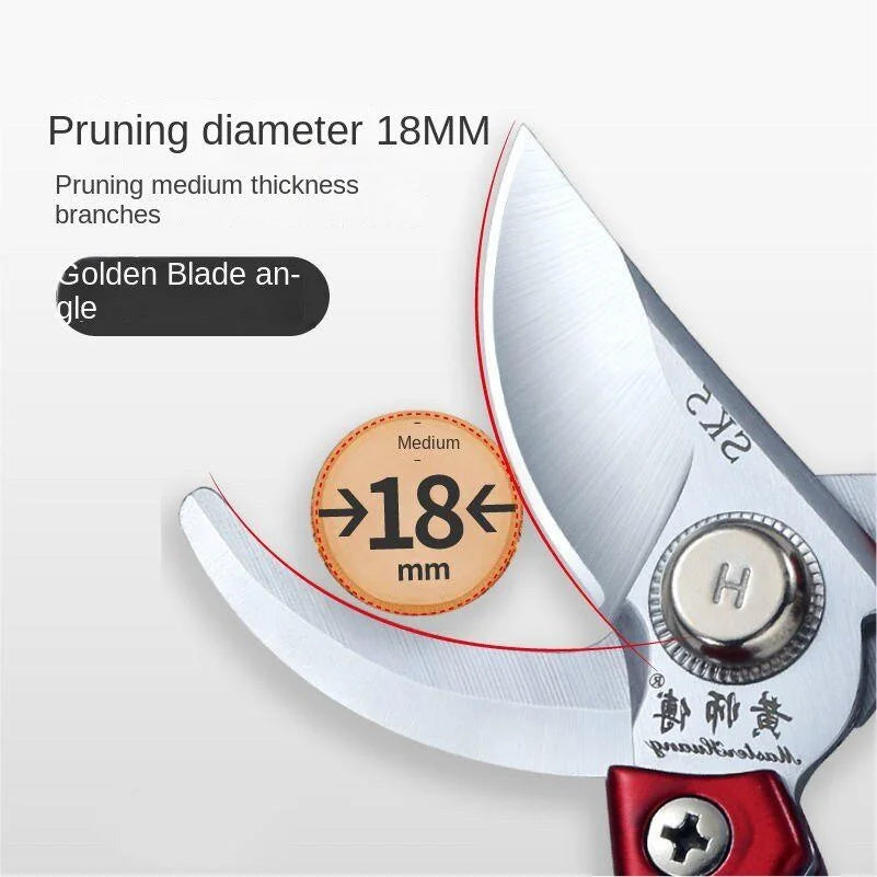 Floral Pruning Shears Fruit Tree Scissors Pruning Device Labor-saving SK5 Steel Branch Shears Gardening  Garden Tools