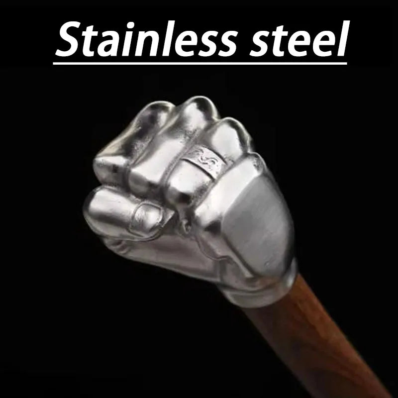 Fist Hammer Craft Ornament Hammer with Wooden Handle  Multifunctional Stainless Steel Head Hammers DIY Creative Manual Hammers